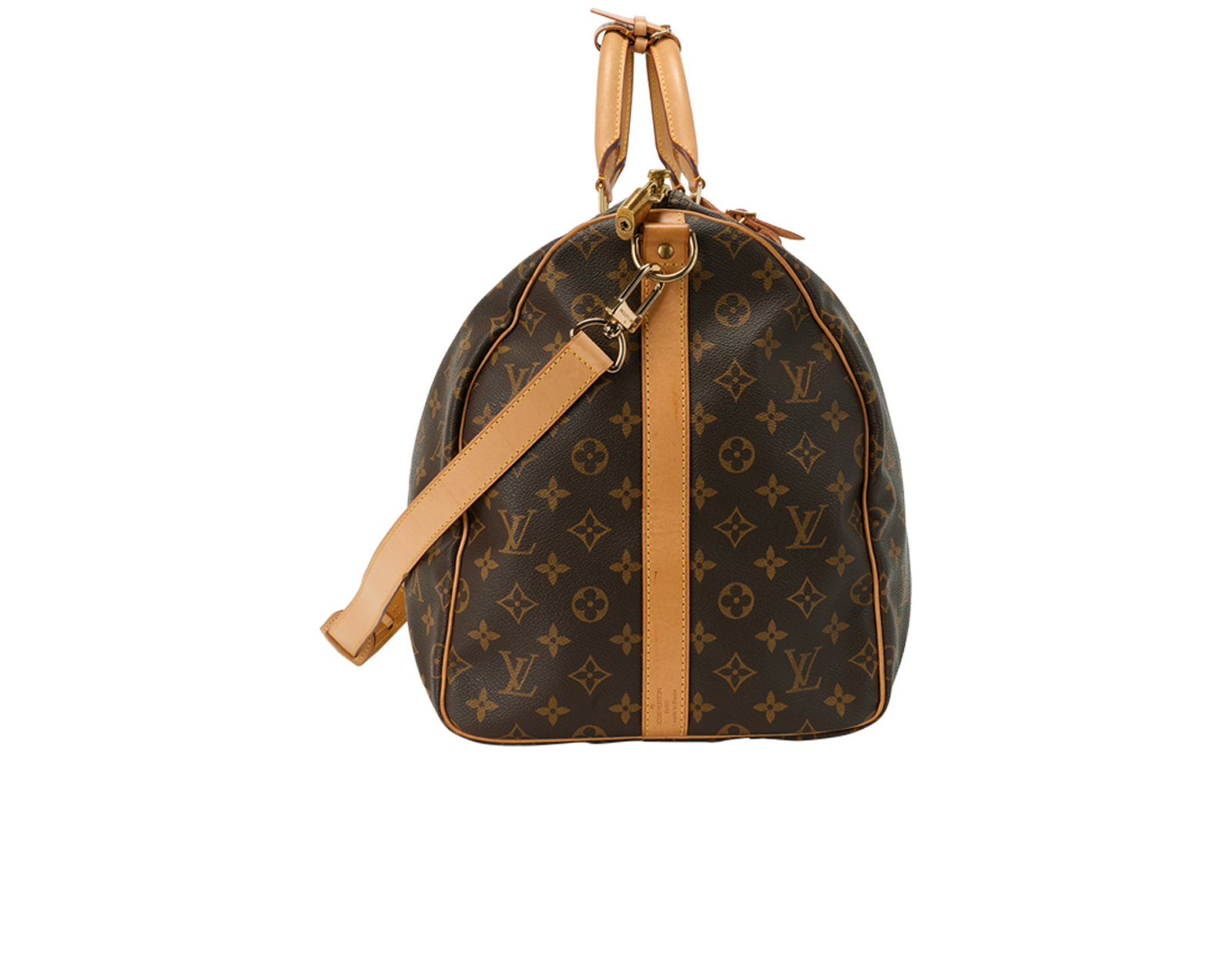 Vintage Keepall Bandouliere 55, &pound;1,250, Handbags, Brown, Canvas, Side view